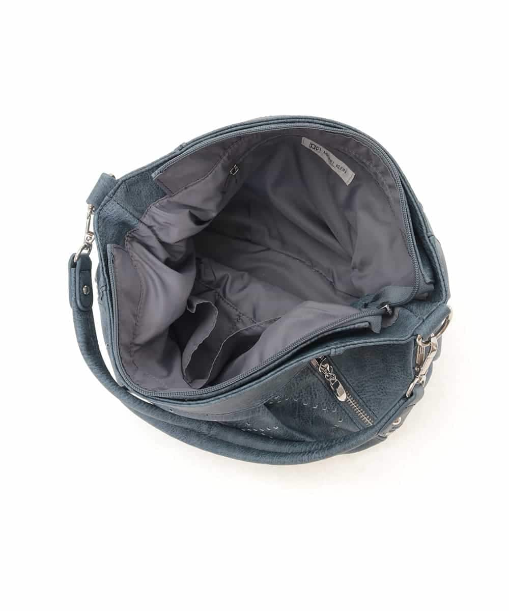 BKCAJ08150 MK MICHEL KLEIN BAG(MK ミッシェルクラン バッグ) 【2WAY】パンチングショルダーバッグ パープル