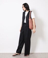 BKCAV26160 MK MICHEL KLEIN BAG(MK ミッシェルクラン バッグ) [2WAY/A4収納可]パンチングデザイン変形トートバッグ ピンク