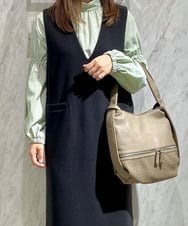 BKCAV28150 MK MICHEL KLEIN BAG(MK ミッシェルクラン バッグ) [2WAY]パンチングデザイン変形ミニトートバッグ ピンク