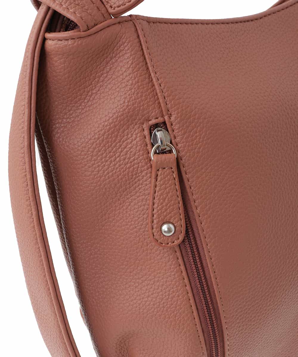 BKCAV28150 MK MICHEL KLEIN BAG(MK ミッシェルクラン バッグ) [2WAY]パンチングデザイン変形ミニトートバッグ ピンク