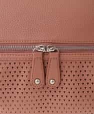 BKCAV28150 MK MICHEL KLEIN BAG(MK ミッシェルクラン バッグ) [2WAY]パンチングデザイン変形ミニトートバッグ ピンク