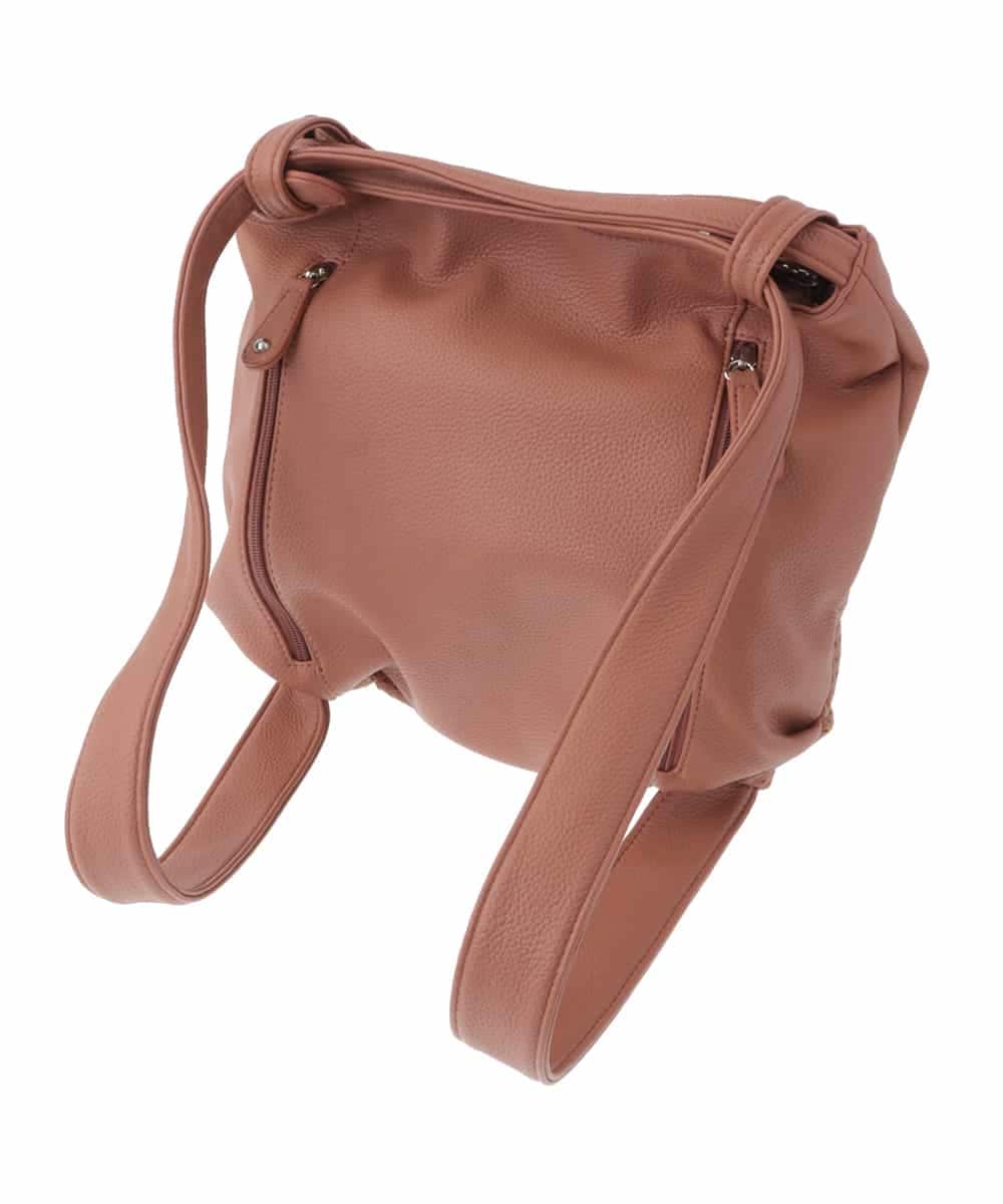 BKCAV28150 MK MICHEL KLEIN BAG(MK ミッシェルクラン バッグ) [2WAY]パンチングデザイン変形ミニトートバッグ ピンク