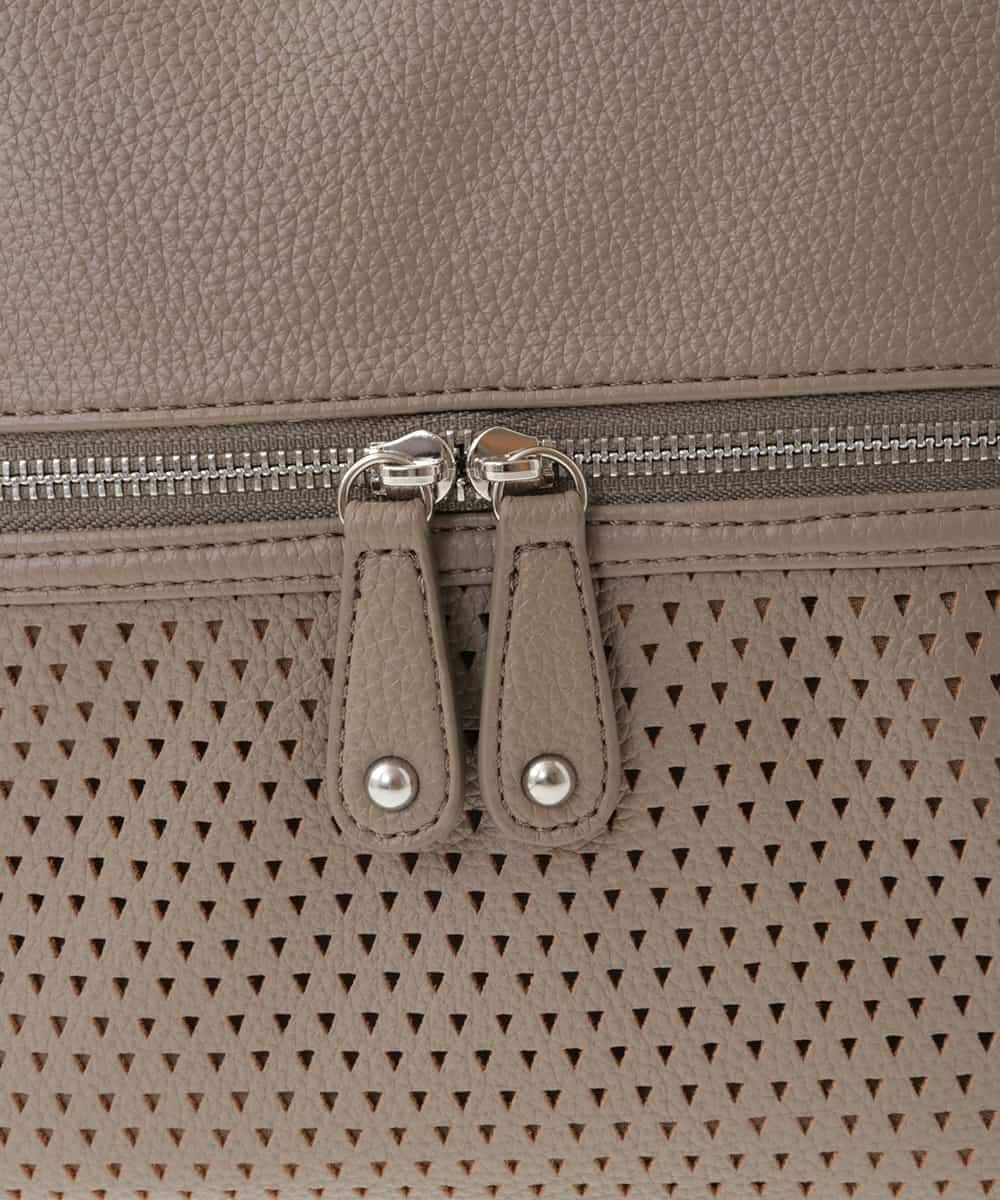 BKCAV28150 MK MICHEL KLEIN BAG(MK ミッシェルクラン バッグ) [2WAY]パンチングデザイン変形ミニトートバッグ ピンク