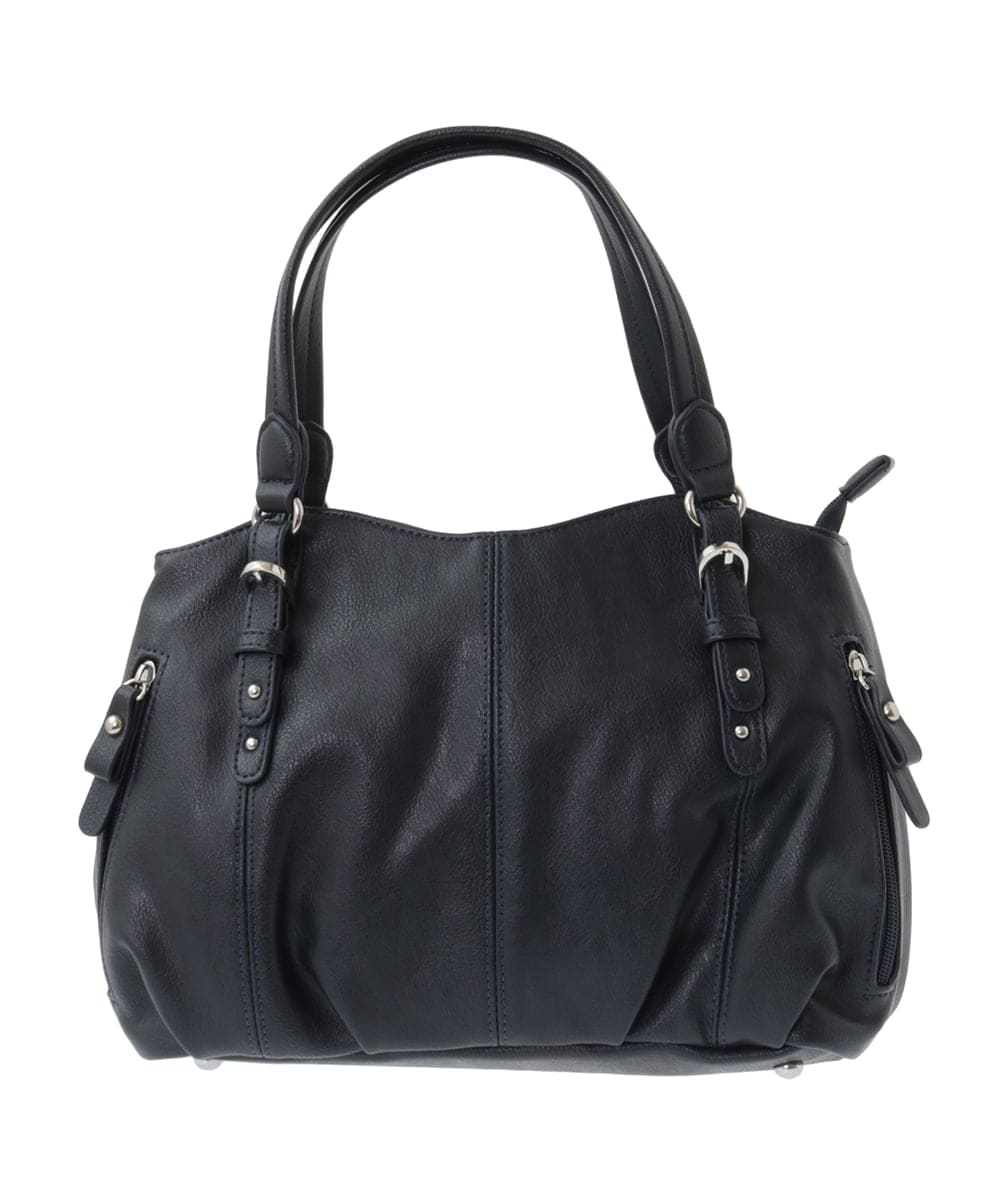 BKCGA04140 MK MICHEL KLEIN BAG(MK ミッシェルクラン バッグ) [2WAY]ベルトデザインラウンドトートバッグ ラベンダー