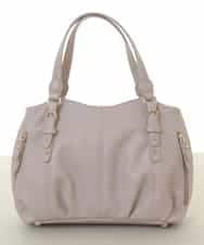 BKCGA04140 MK MICHEL KLEIN BAG(MK ミッシェルクラン バッグ) [2WAY]ベルトデザインラウンドトートバッグ ラベンダー
