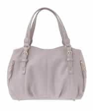 BKCGA04140 MK MICHEL KLEIN BAG(MK ミッシェルクラン バッグ) [2WAY]ベルトデザインラウンドトートバッグ ラベンダー