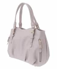 BKCGA04140 MK MICHEL KLEIN BAG(MK ミッシェルクラン バッグ) [2WAY]ベルトデザインラウンドトートバッグ ラベンダー