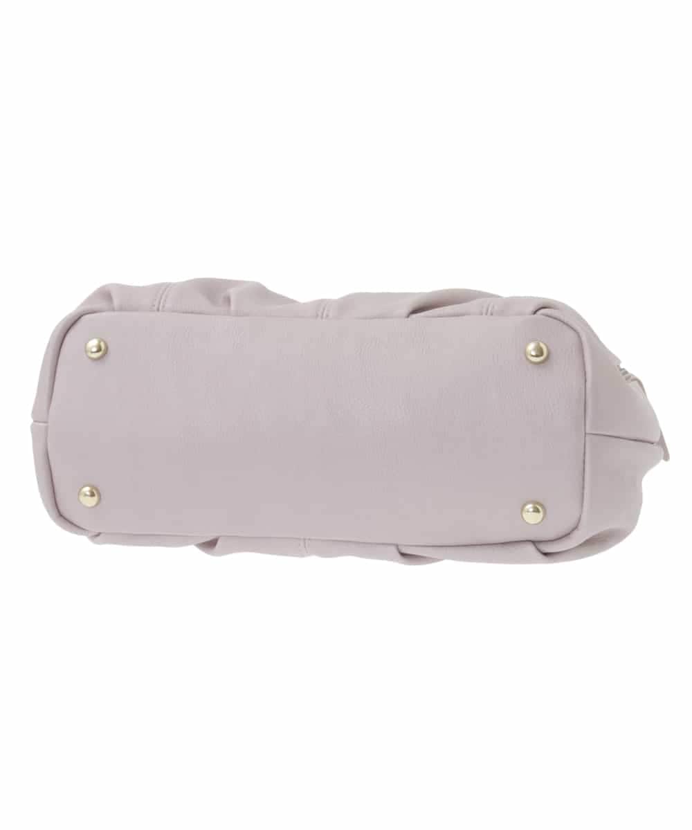 BKCGA04140 MK MICHEL KLEIN BAG(MK ミッシェルクラン バッグ) [2WAY]ベルトデザインラウンドトートバッグ ラベンダー