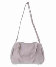 BKCGA04140 MK MICHEL KLEIN BAG(MK ミッシェルクラン バッグ) [2WAY]ベルトデザインラウンドトートバッグ ラベンダー