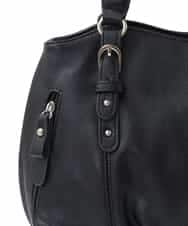 BKCGA04140 MK MICHEL KLEIN BAG(MK ミッシェルクラン バッグ) [2WAY]ベルトデザインラウンドトートバッグ ラベンダー
