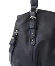 BKCGA04140 MK MICHEL KLEIN BAG(MK ミッシェルクラン バッグ) [2WAY]ベルトデザインラウンドトートバッグ ラベンダー