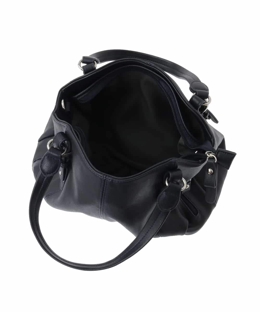 BKCGA04140 MK MICHEL KLEIN BAG(MK ミッシェルクラン バッグ) [2WAY]ベルトデザインラウンドトートバッグ ラベンダー
