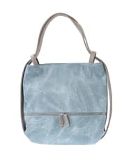 BKCGA05165 MK MICHEL KLEIN BAG(MK ミッシェルクラン バッグ) [2WAY/A4サイズ対応]シルバーラメアクセント変形トートバッグ ブルー