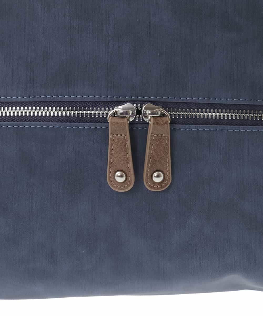 BKCGA05165 MK MICHEL KLEIN BAG(MK ミッシェルクラン バッグ) [2WAY/A4サイズ対応]シルバーラメアクセント変形トートバッグ ブルー