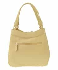 BKCGA07160 MK MICHEL KLEIN BAG(MK ミッシェルクラン バッグ) [2WAY]合成皮革タックデザインバッグ イエロー