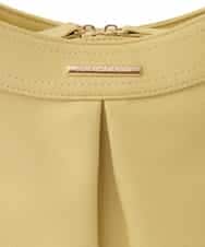 BKCGA07160 MK MICHEL KLEIN BAG(MK ミッシェルクラン バッグ) [2WAY]合成皮革タックデザインバッグ イエロー