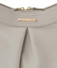 BKCGA07160 MK MICHEL KLEIN BAG(MK ミッシェルクラン バッグ) [2WAY]合成皮革タックデザインバッグ イエロー