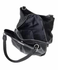 BKCGA07160 MK MICHEL KLEIN BAG(MK ミッシェルクラン バッグ) [2WAY]合成皮革タックデザインバッグ イエロー