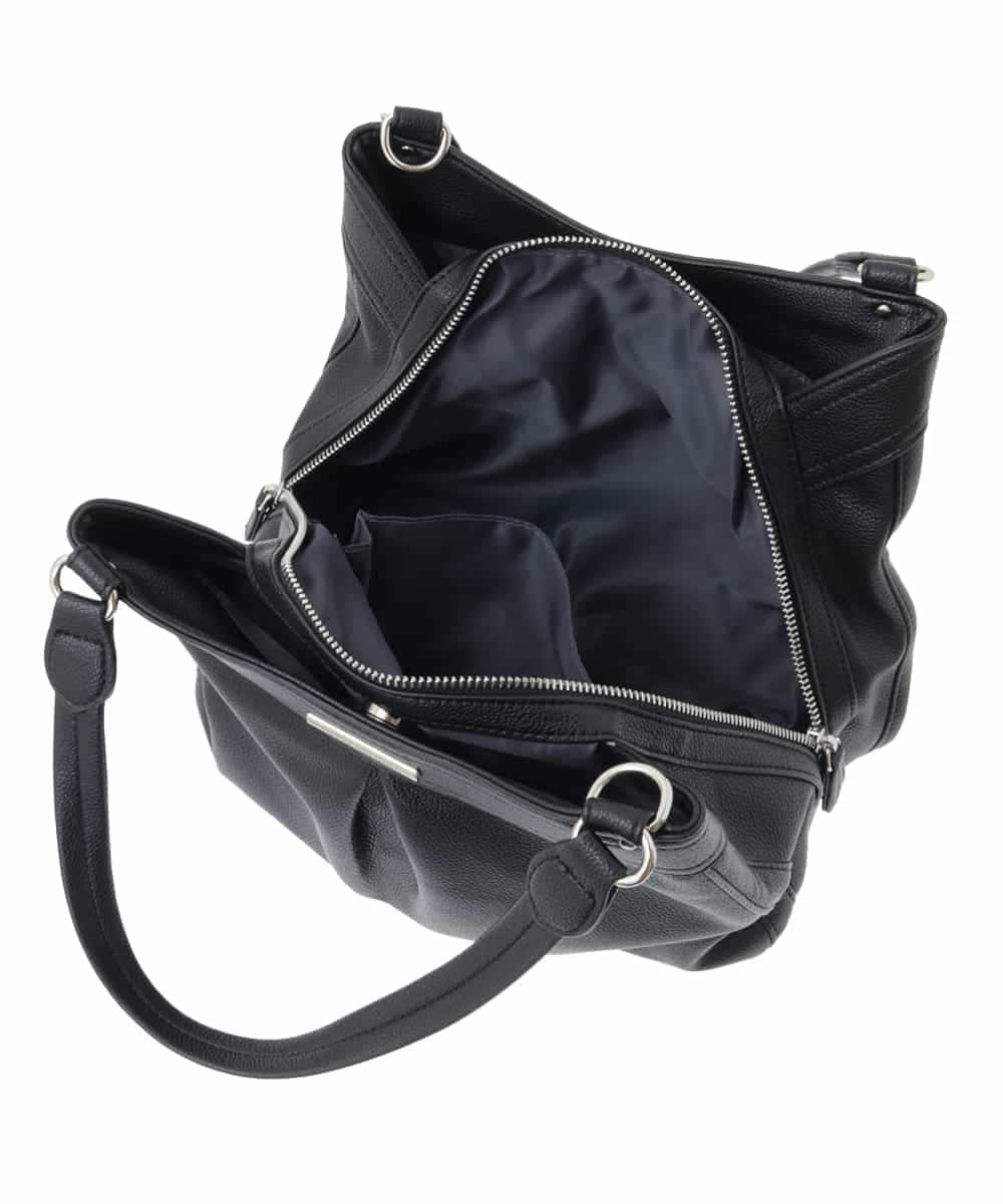 BKCGA07160 MK MICHEL KLEIN BAG(MK ミッシェルクラン バッグ) [2WAY]合成皮革タックデザインバッグ イエロー