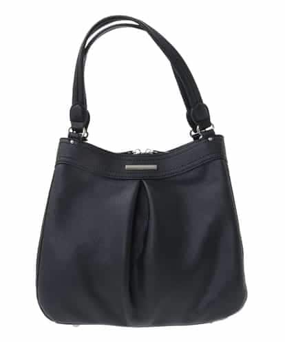 BKCGA07160 MK MICHEL KLEIN BAG [2WAY]合成皮革タックデザインバッグ
