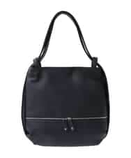 BKCGA26165 MK MICHEL KLEIN BAG(MK ミッシェルクラン バッグ) [2WAY/A4サイズ対応]パンチングデザイン変形トートバッグ ネイビー