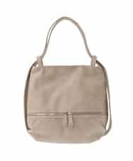 BKCGA26165 MK MICHEL KLEIN BAG(MK ミッシェルクラン バッグ) [2WAY/A4サイズ対応]パンチングデザイン変形トートバッグ ベージュ