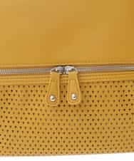BKCGA28155 MK MICHEL KLEIN BAG(MK ミッシェルクラン バッグ) [2WAY]パンチングデザイン変形ミニトートバッグ マスタード