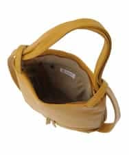 BKCGA28155 MK MICHEL KLEIN BAG(MK ミッシェルクラン バッグ) [2WAY]パンチングデザイン変形ミニトートバッグ マスタード
