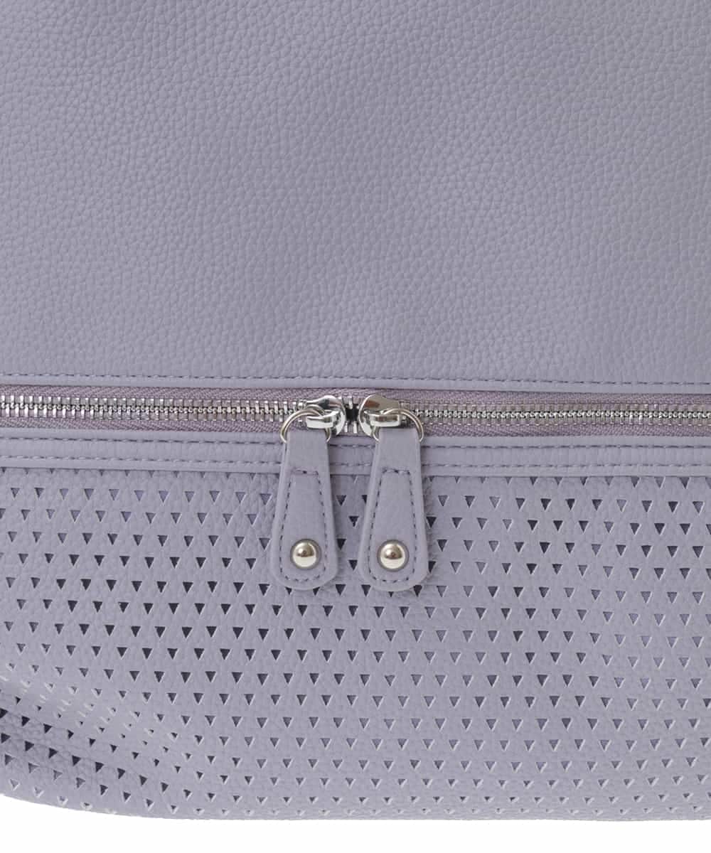 BKCGA28155 MK MICHEL KLEIN BAG(MK ミッシェルクラン バッグ) [2WAY]パンチングデザイン変形ミニトートバッグ マスタード