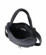 BKCGA28155 MK MICHEL KLEIN BAG(MK ミッシェルクラン バッグ) [2WAY]パンチングデザイン変形ミニトートバッグ マスタード