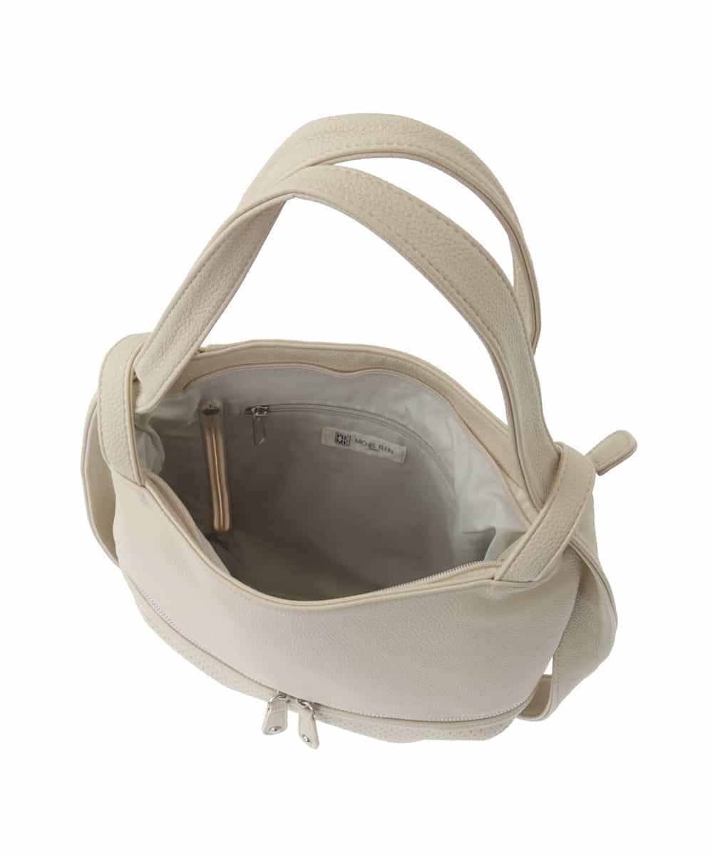BKCGA28155 MK MICHEL KLEIN BAG(MK ミッシェルクラン バッグ) [2WAY]パンチングデザイン変形ミニトートバッグ マスタード