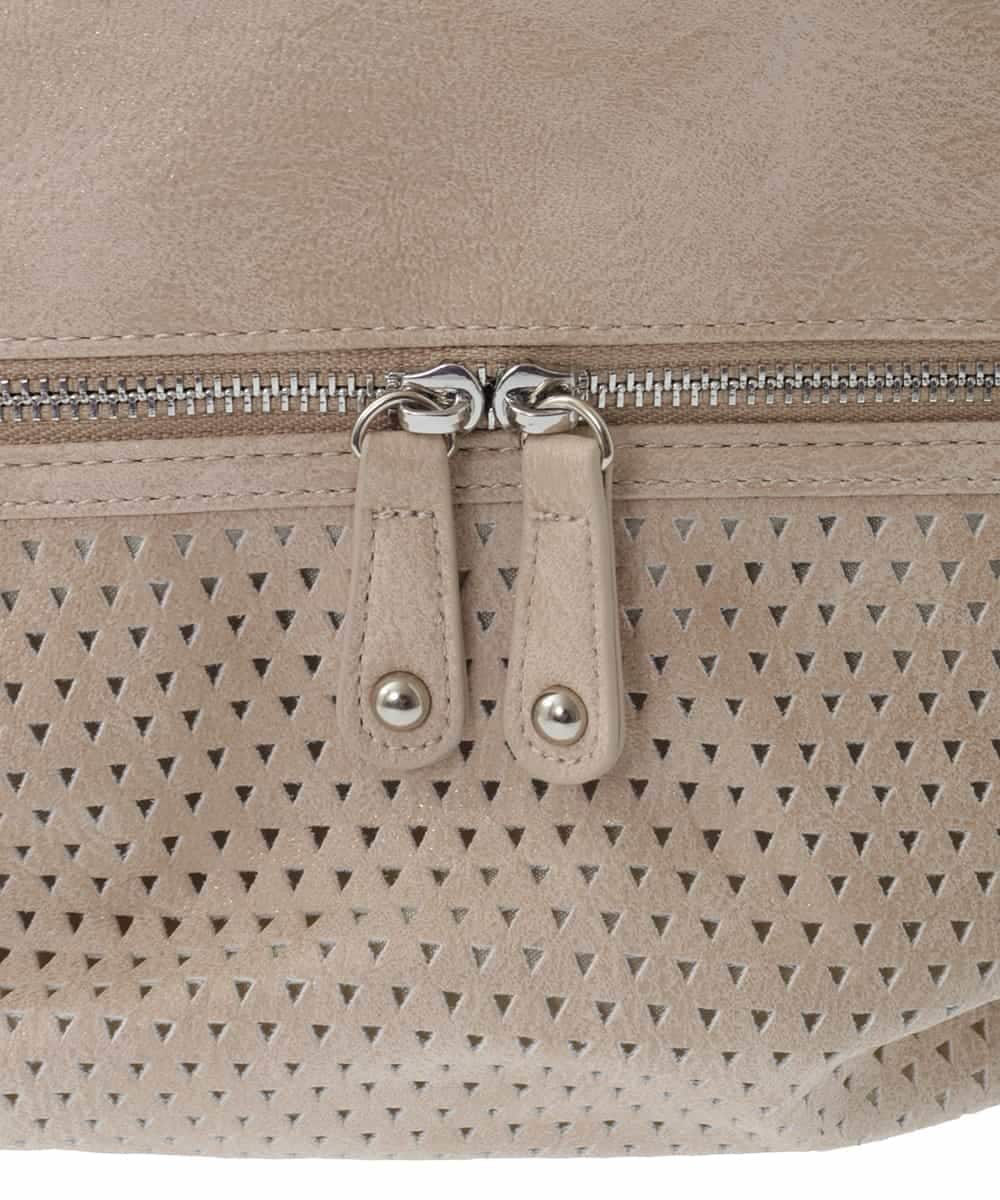 BKCGA28155 MK MICHEL KLEIN BAG(MK ミッシェルクラン バッグ) [2WAY]パンチングデザイン変形ミニトートバッグ マスタード