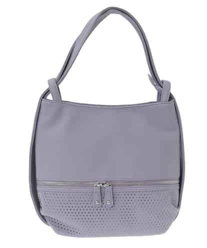 BKCGA28155 MK MICHEL KLEIN BAG [2WAY]パンチングデザイン変形ミニトートバッグ