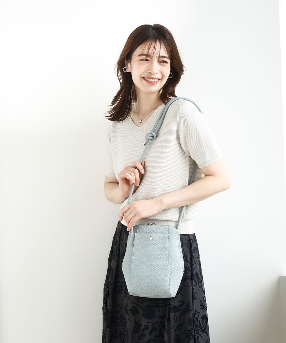BKCGA83120 MK MICHEL KLEIN BAG(MK ミッシェルクラン バッグ) コクーンシルエットショルダーバッグ オレンジ