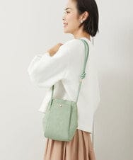 BKCGA83120 MK MICHEL KLEIN BAG(MK ミッシェルクラン バッグ) コクーンシルエットショルダーバッグ グリーン