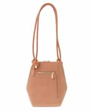 BKCGA83120 MK MICHEL KLEIN BAG(MK ミッシェルクラン バッグ) コクーンシルエットショルダーバッグ オレンジ