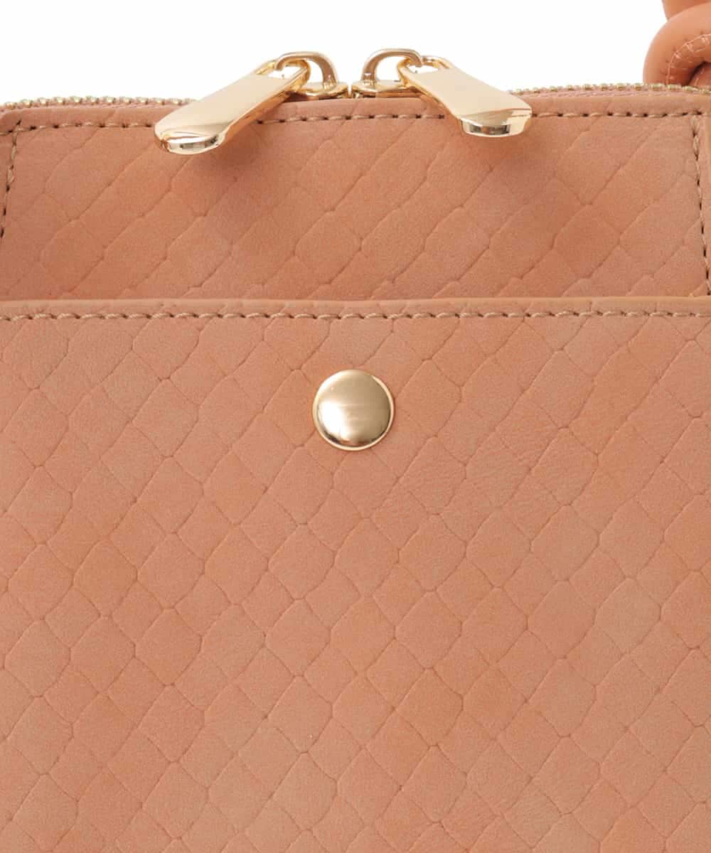 BKCGA83120 MK MICHEL KLEIN BAG(MK ミッシェルクラン バッグ) コクーンシルエットショルダーバッグ オレンジ