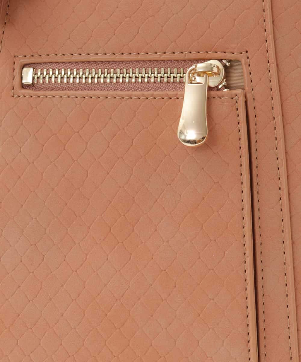 BKCGA83120 MK MICHEL KLEIN BAG(MK ミッシェルクラン バッグ) コクーンシルエットショルダーバッグ オレンジ