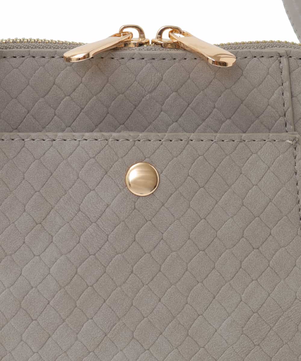 BKCGA83120 MK MICHEL KLEIN BAG(MK ミッシェルクラン バッグ) コクーンシルエットショルダーバッグ オレンジ