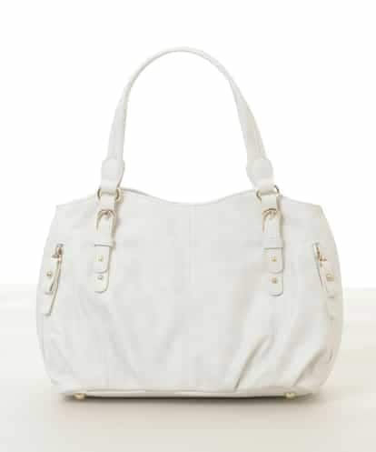 BKCGD04140 MK MICHEL KLEIN BAG [2WAY]ベルトデザインラウンドトートバッグ