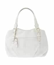 BKCGD04140 MK MICHEL KLEIN BAG(MK ミッシェルクラン バッグ) [2WAY]ベルトデザインラウンドトートバッグ アイボリー