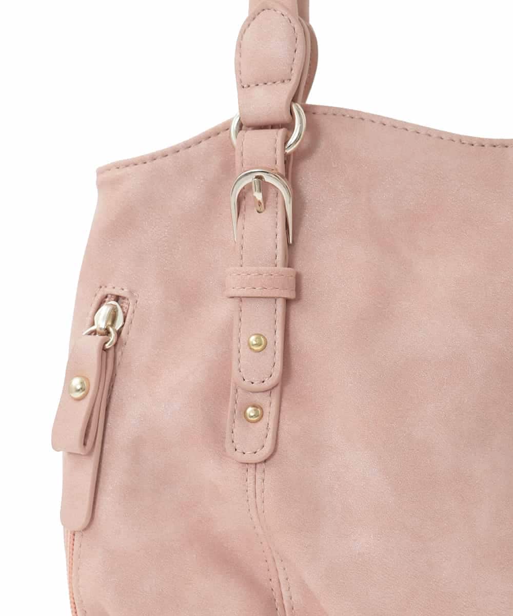 BKCGD04140 MK MICHEL KLEIN BAG(MK ミッシェルクラン バッグ) [2WAY]ベルトデザインラウンドトートバッグ アイボリー