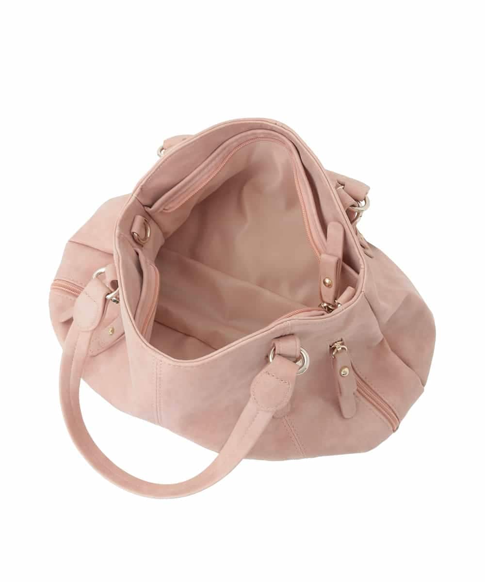 BKCGD04140 MK MICHEL KLEIN BAG(MK ミッシェルクラン バッグ) [2WAY]ベルトデザインラウンドトートバッグ アイボリー