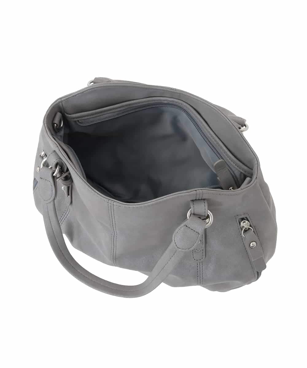 BKCGD04140 MK MICHEL KLEIN BAG(MK ミッシェルクラン バッグ) [2WAY]ベルトデザインラウンドトートバッグ アイボリー