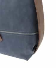 BKCGD05165 MK MICHEL KLEIN BAG(MK ミッシェルクラン バッグ) [2WAY/A4収納可]デニム風デザイン変形トートバッグ ネイビー