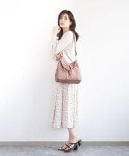 BKCGD07160 MK MICHEL KLEIN BAG(MK ミッシェルクラン バッグ) [2WAY]合成皮革タックデザインバッグ ライトブルー