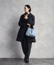 BKCGD07160 MK MICHEL KLEIN BAG(MK ミッシェルクラン バッグ) [2WAY]合成皮革タックデザインバッグ ライトブルー