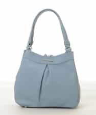 BKCGD07160 MK MICHEL KLEIN BAG(MK ミッシェルクラン バッグ) [2WAY]合成皮革タックデザインバッグ ライトブルー