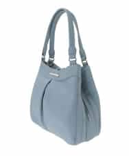 BKCGD07160 MK MICHEL KLEIN BAG(MK ミッシェルクラン バッグ) [2WAY]合成皮革タックデザインバッグ ライトブルー