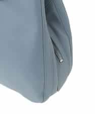 BKCGD07160 MK MICHEL KLEIN BAG(MK ミッシェルクラン バッグ) [2WAY]合成皮革タックデザインバッグ ライトブルー